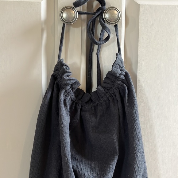 NWT Free People Valetta Halter Top Gray Women’s M - Picture 8 of 10